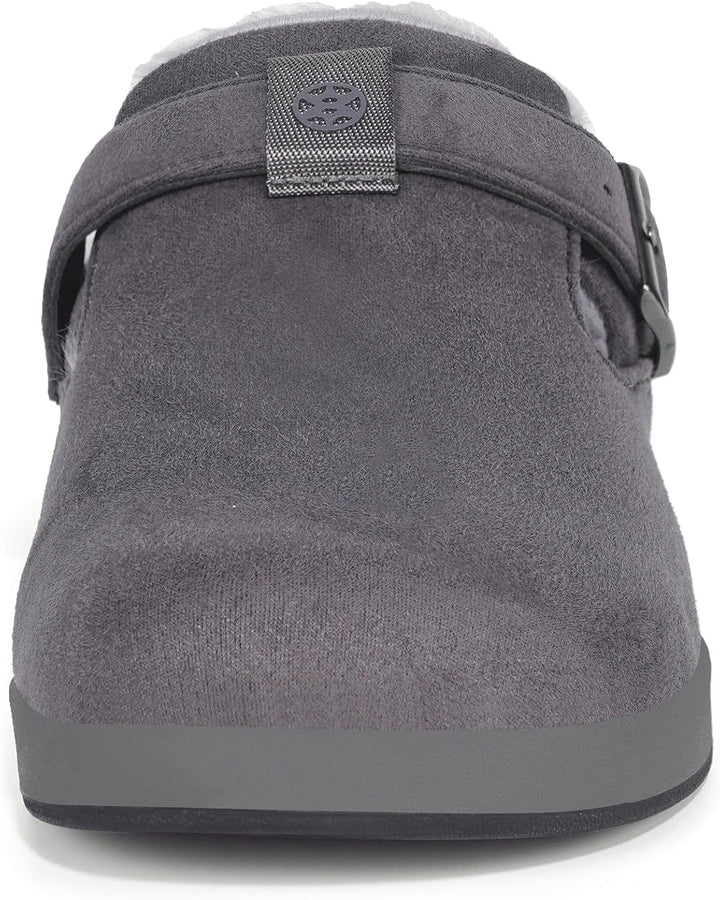 Sisttke Clogs Gefüttert Herren Damen Warme Hausschuhe Lined Suede Pantoletten Winter Slipper rutschf