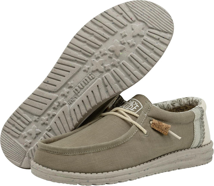 Hey Dude Herren Wand-Stretch Slipper 40 EU Grün, 40 EU Grün