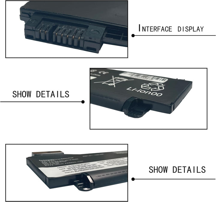 HUBEI 00HW022 SB10F46460 00HW023 SB10F46461 00HW036 SB10F46474 00HW037 SB10F46475 Laptop Batterie Er