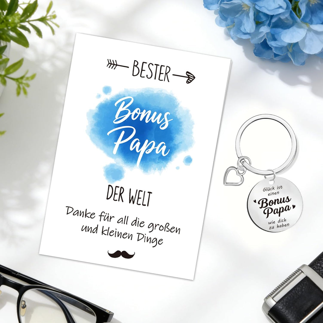 Geschenke für den Stiefvater – zum Vatertag und zum Geburtstag Bonus Papa, Bonus Papa