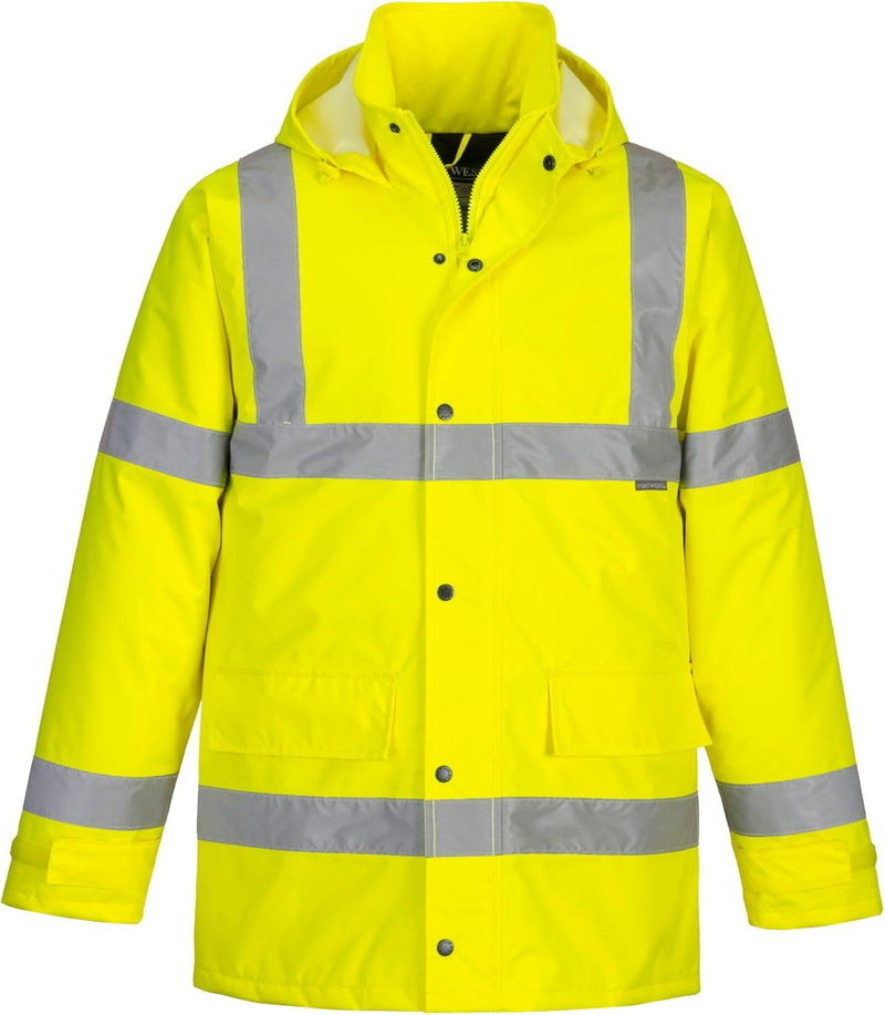 Portwest Giacca Traffic Hi-Vis Small Gelb, Small Gelb