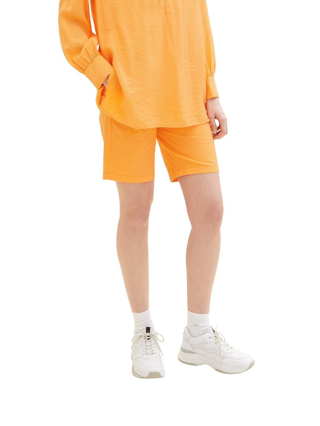 TOM TAILOR Damen Chino Bermuda Shorts 38 29751 - Bright Mango Orange, 38 29751 - Bright Mango Orange