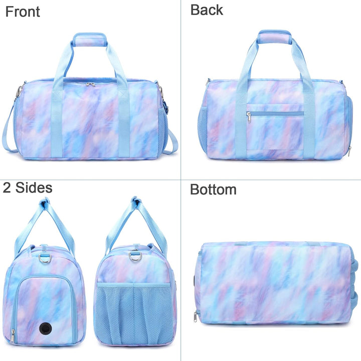 Reisetasche Mädchen Sporttasche Kindertasche Mädchen Reisetasche Tanztasche Damen Sporttasche für Gy