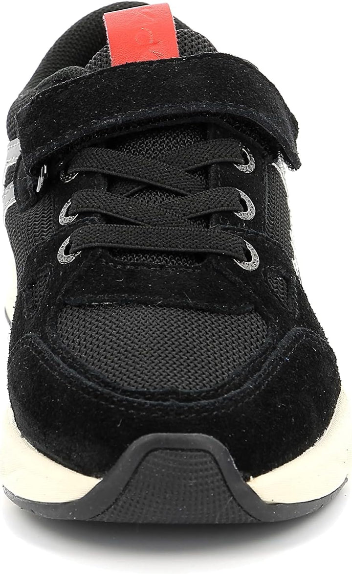 Kickers Jungen Kifujin Sneaker 25 EU Noir Rouge Bleu, 25 EU Noir Rouge Bleu