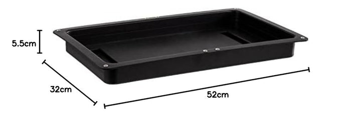 APS 11619 Kühlbox/Basis, passend für GN 1/1 Schieferplatte art. 979,Masse: 52 x 32 cm, H: 5,5 cm