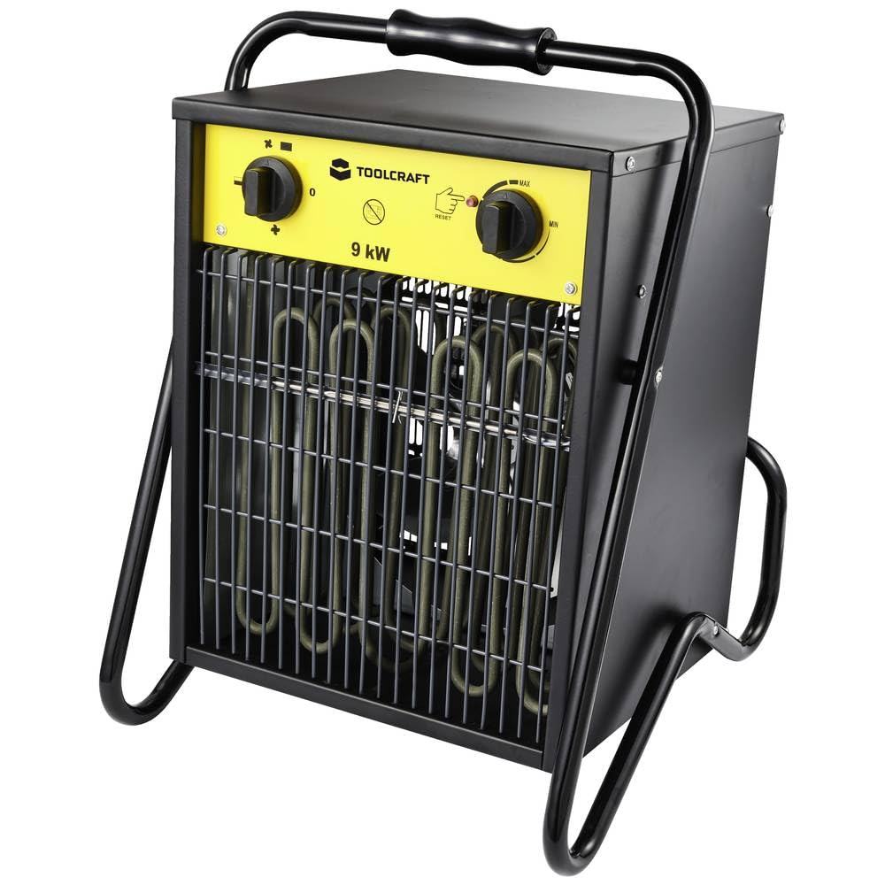 TOOLCRAFT TO-8578338 Bauheizer 9000 W Schwarz/Gelb