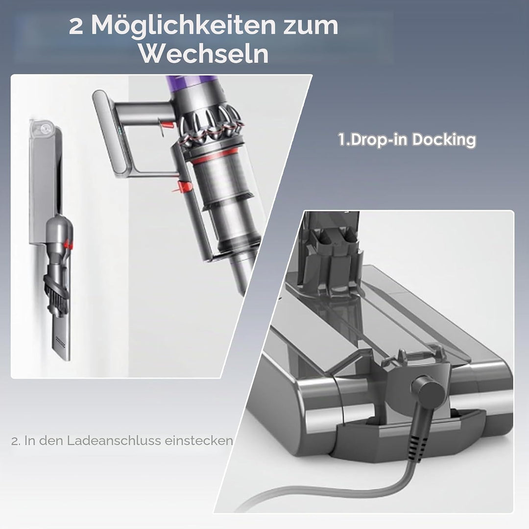 BLESYS Ersatzakku für Dyson V11, Screw-in-Version, Screw-in-Version