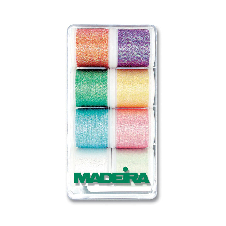 Madeira 8010 Stickbox Metallic Opal 8 Spulen à 200 m