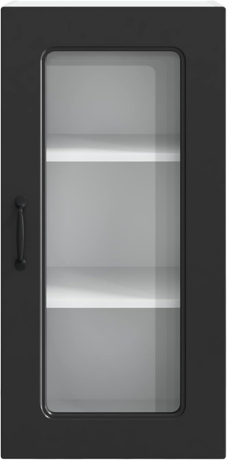 vidaXL Geschirrspülerfront Kalmar Schwarz 40 x 31 x 80 cm 40 x 31 x 80 cm Schwarz, 40 x 31 x 80 cm S