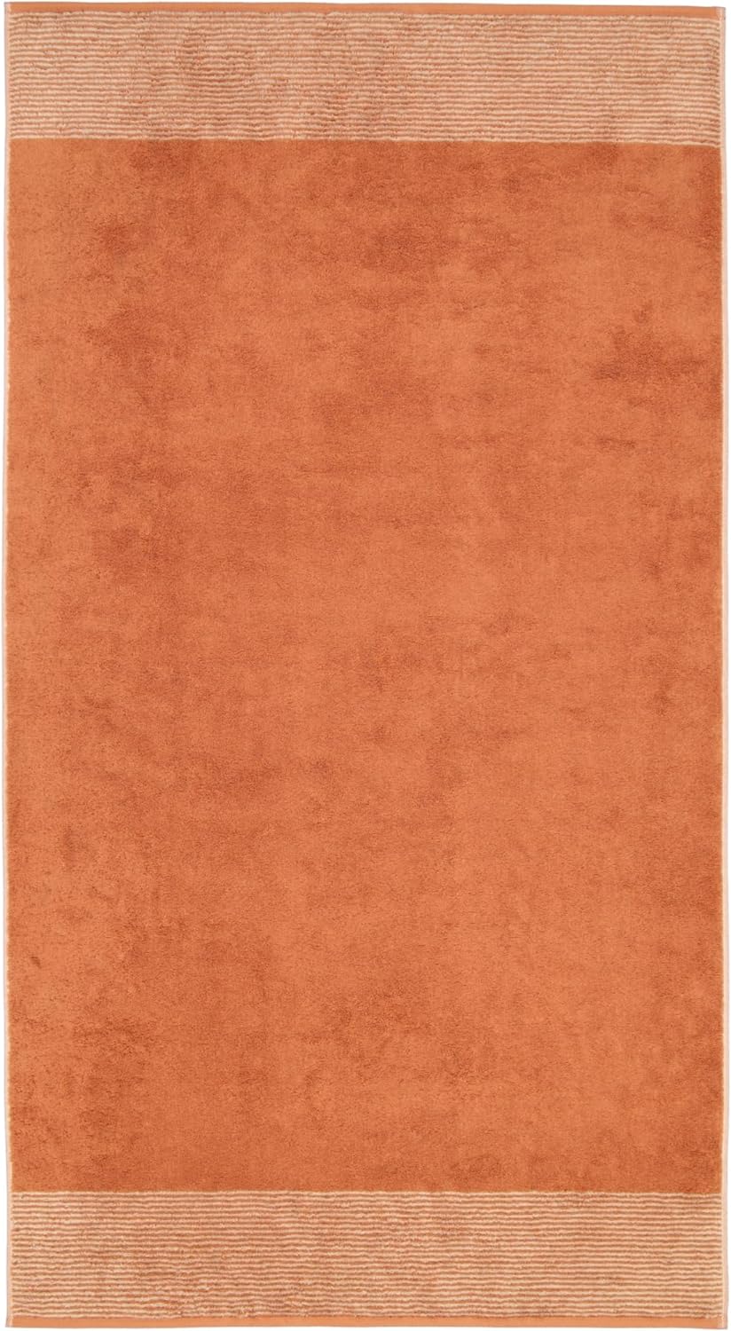 CAWÖ Home Handtücher Luxury Home Two-Tone 590 Kupfer - 32 Duschtuch 80x150 cm, Duschtuch 80x150 cm