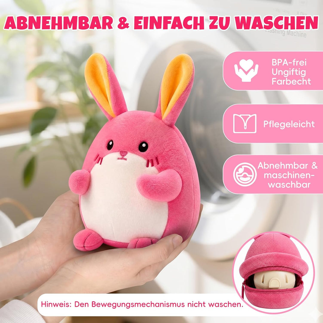 SAIMAND Baby Spielzeug 6-12 Monate, Hase Kuscheltier, Musikalische Spielzeug ab 1 2 Jahr, Tummy Time