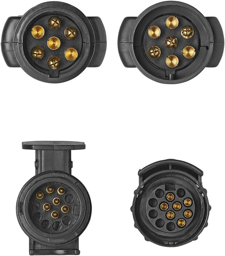 Anhängerbeleuchtung Testen Gerät 7-Polig 13-Polig Anhängersteckdose Camping Lichttester Messgerät Ca