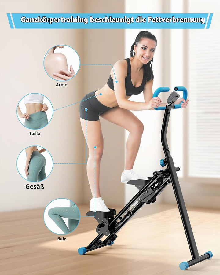 Vertikale Klettermaschine,Stair Stepper für Home Gym Übung,Vertical Climber Trainingsgerät mit Griff