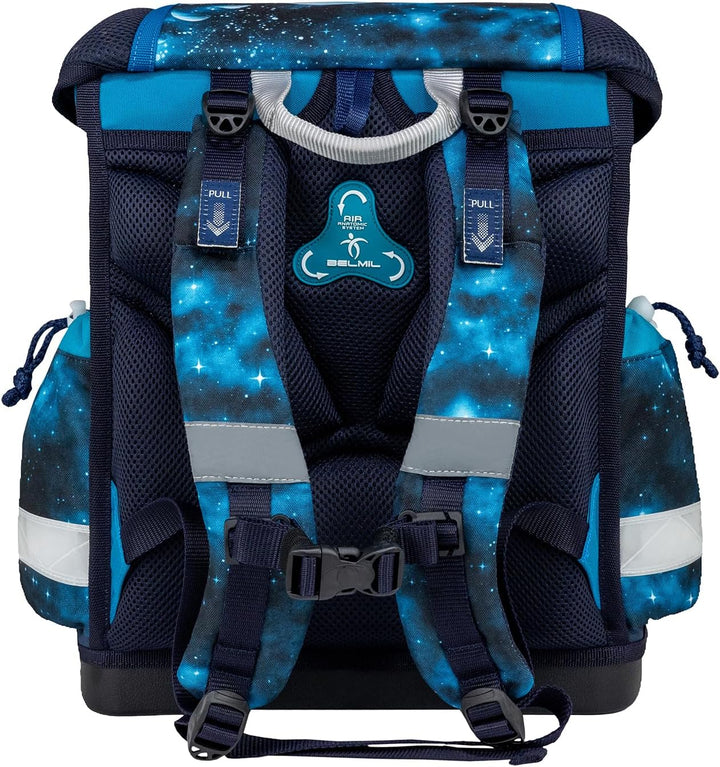 Belmil Classy Schulranzen Set 4 - teilig (403-13/AG/S) M Infinity Space, M Infinity Space