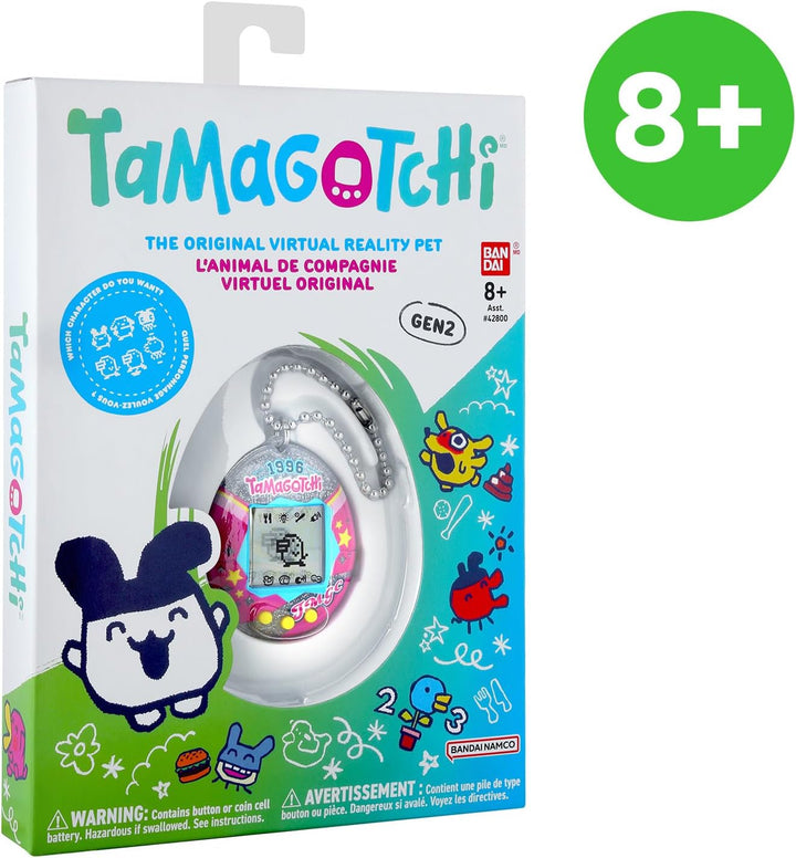 Bandai – Tamagotchi Original – College Sweat – Elektronisches Virtuelles Haustier mit LCD‑Bildschirm