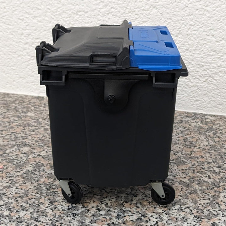 Sulo Mini Mülltonne Container 1100L Nachbildung | Tisch-Mülleimer Klein | Desktop Büro Schreibtisch