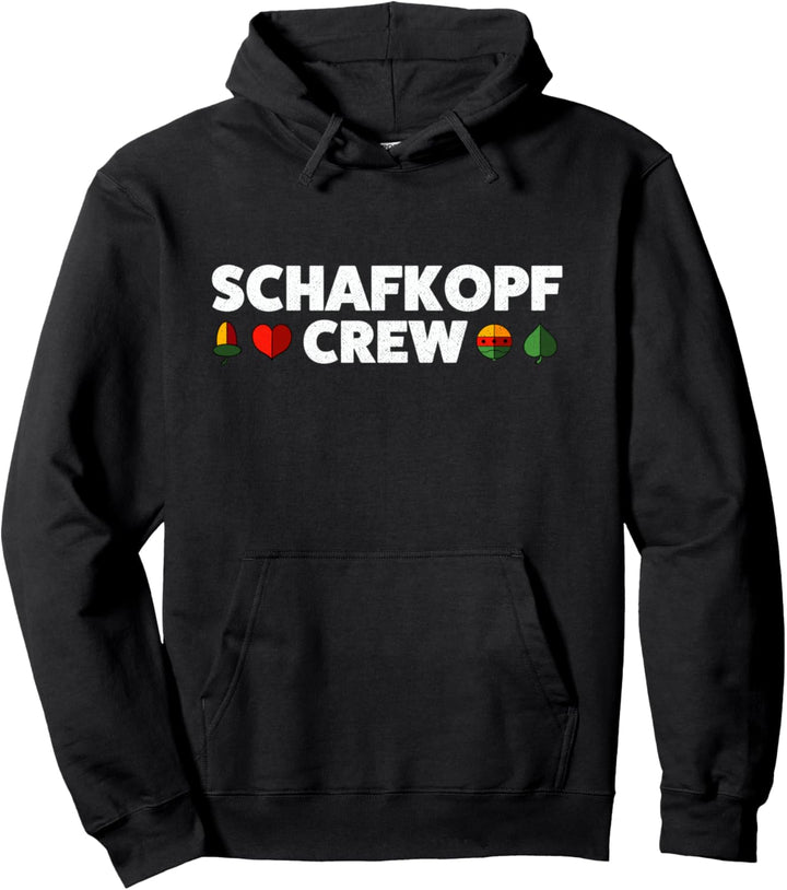 Bayrisches Schafkopfer Schafkopfen Schafkopf Pullover Hoodie