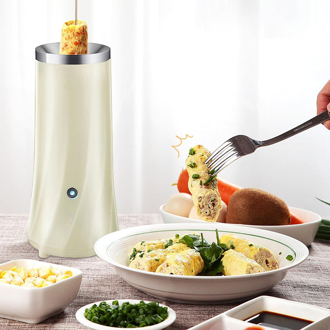 Egg Roll Maschine - Hitzeschutzgriff | Elektrisch für Hot Dog und Rollen | Ideal für Studentenwohnun