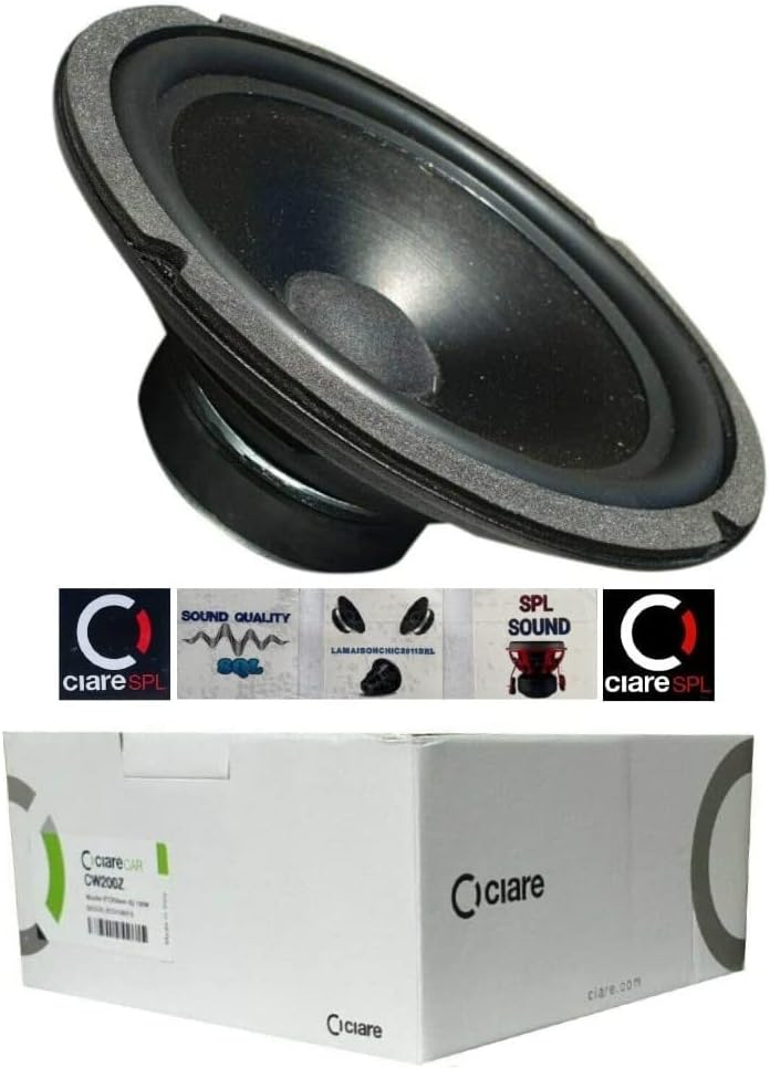 1 WOOFER CIARE CW200Z CW 200Z Lautsprecher 20,00 cm 200 mm 8" Durchmesser 80 watt rms und 160 watt m