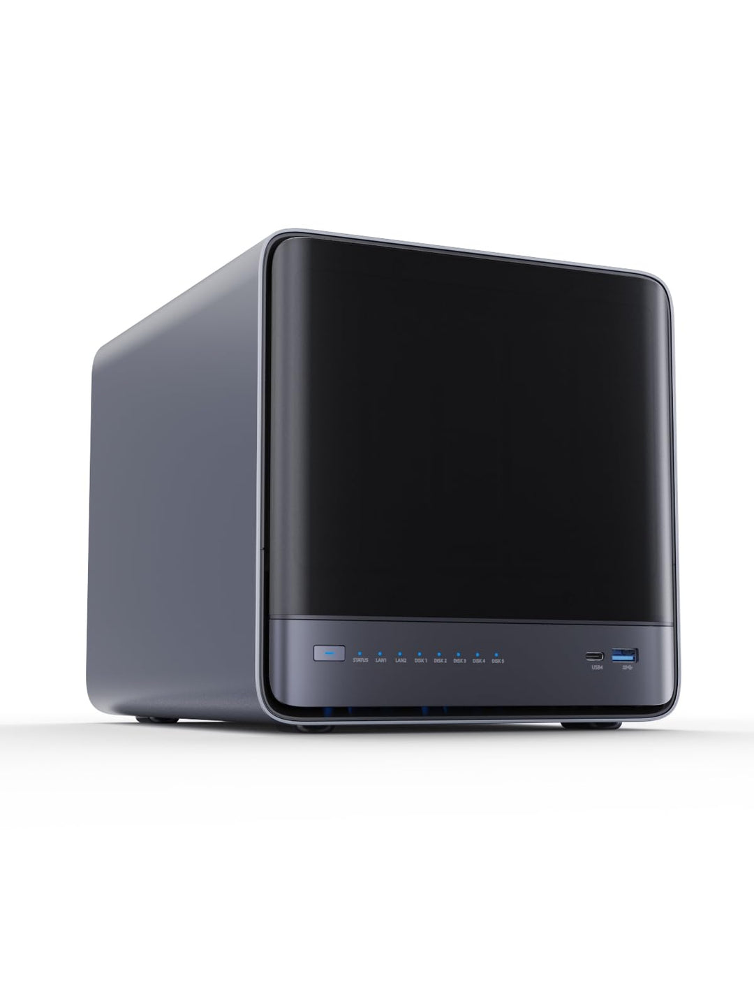 MINISFORUM N5 5-Bay Desktop NAS, Diskstation AMD Ryzen 7 255, DDR5 RAM,1 * 10GbE, 1 * 5GbE,1*M.2 NVM