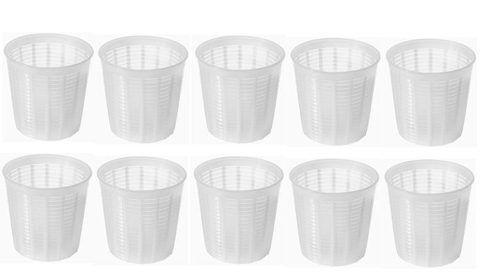 AlcoFermBrew 10 x Käseform 9.8x10cm - 0.35kg – Käseformen | Korb | Käseherstellung | Lab