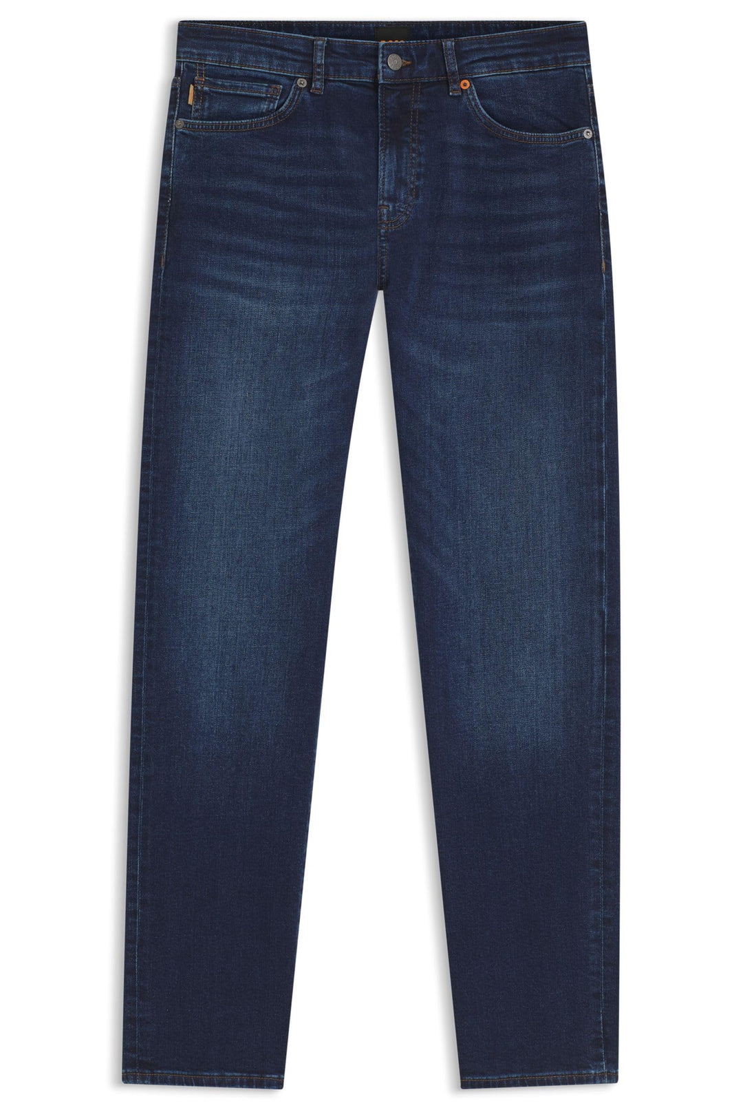 BOSS Herren Maine BC-L-C Blaue Regular-Fit Jeans aus schwerem Denim 31W / 32L Dunkelblau407, 31W / 3