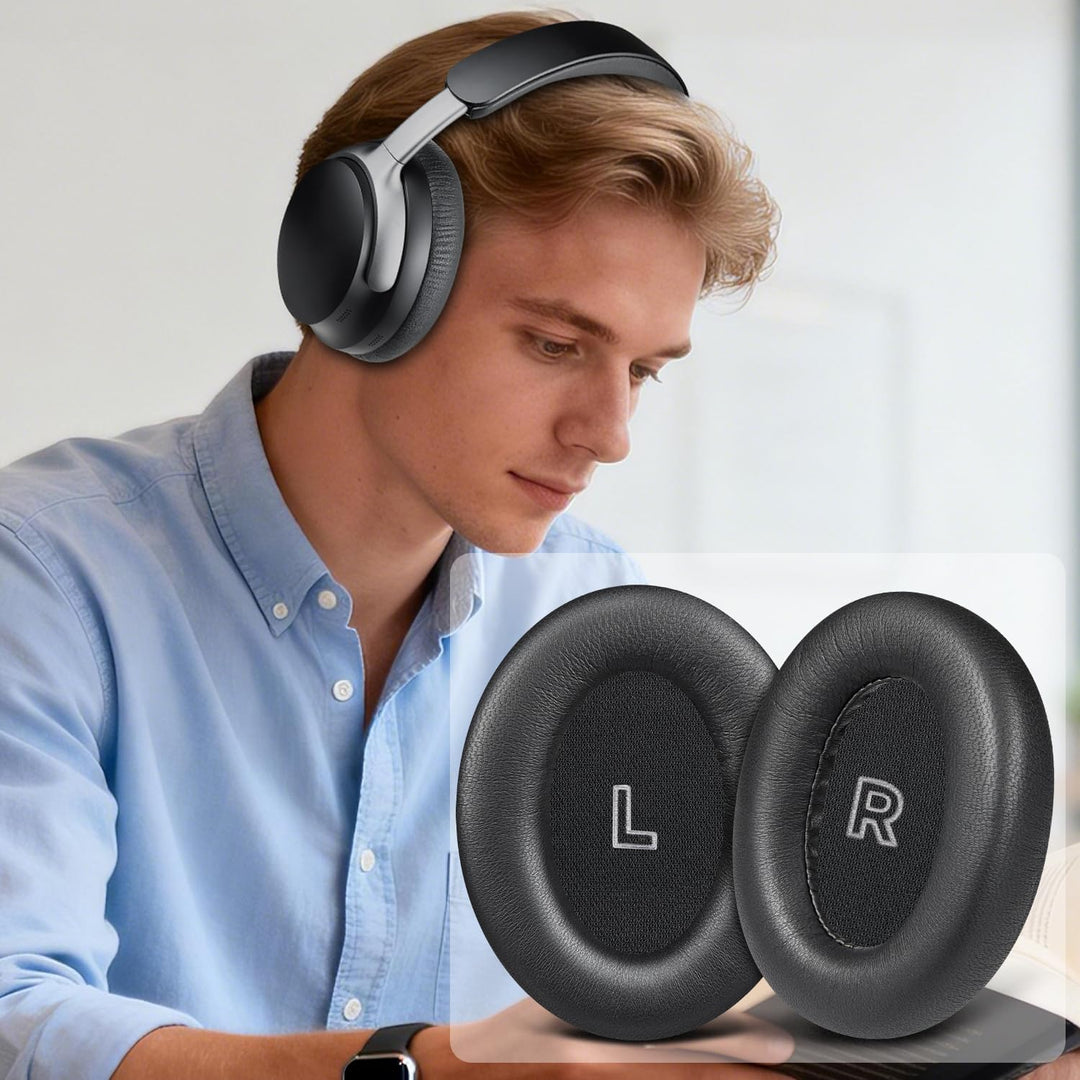 SOULWIT Lammfell Ersatz Ohrpolster für Bose QC Ultra/New QuietComfort Ultra(2nd Gen) Wireless Kopfhö