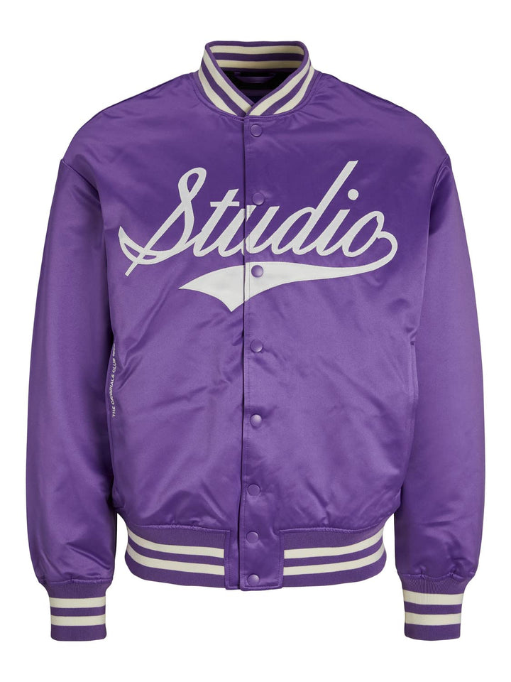JACK & JONES Herren Jorstudio Bomber Bomberjacke L Deep Lavender, L Deep Lavender