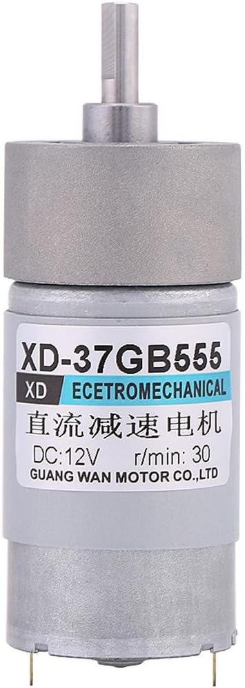 DC 15W Drehmoment-Bürsten-Motor, Elektrischer Getriebemotor CW/CCW, 12V 24V Bewegungssteuerpult Slow