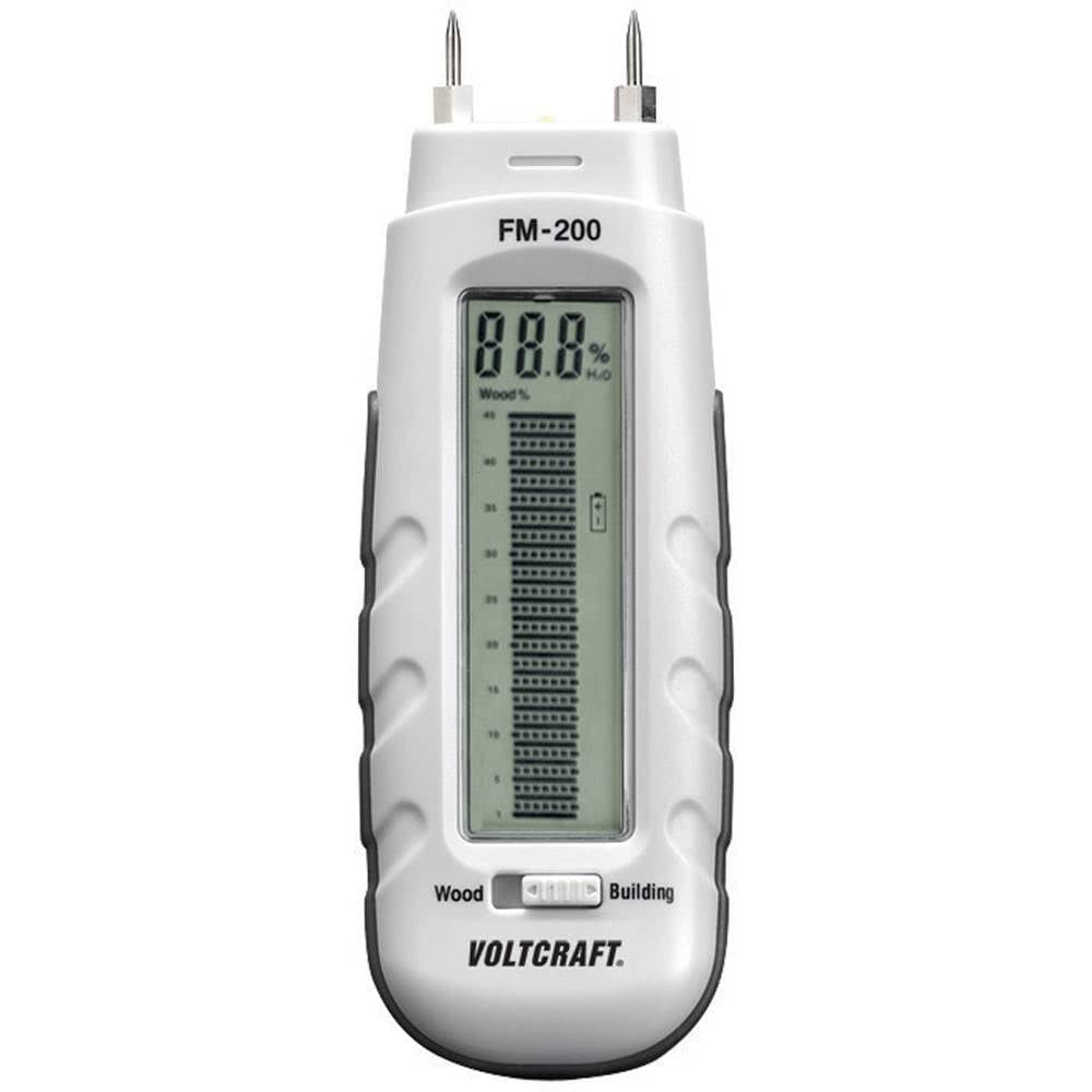VOLTCRAFT FM-200 Materialfeuchtemessgerät Messbereich Baufeuchtigkeit (Bereich) 0.2 bis 2% vol Messb