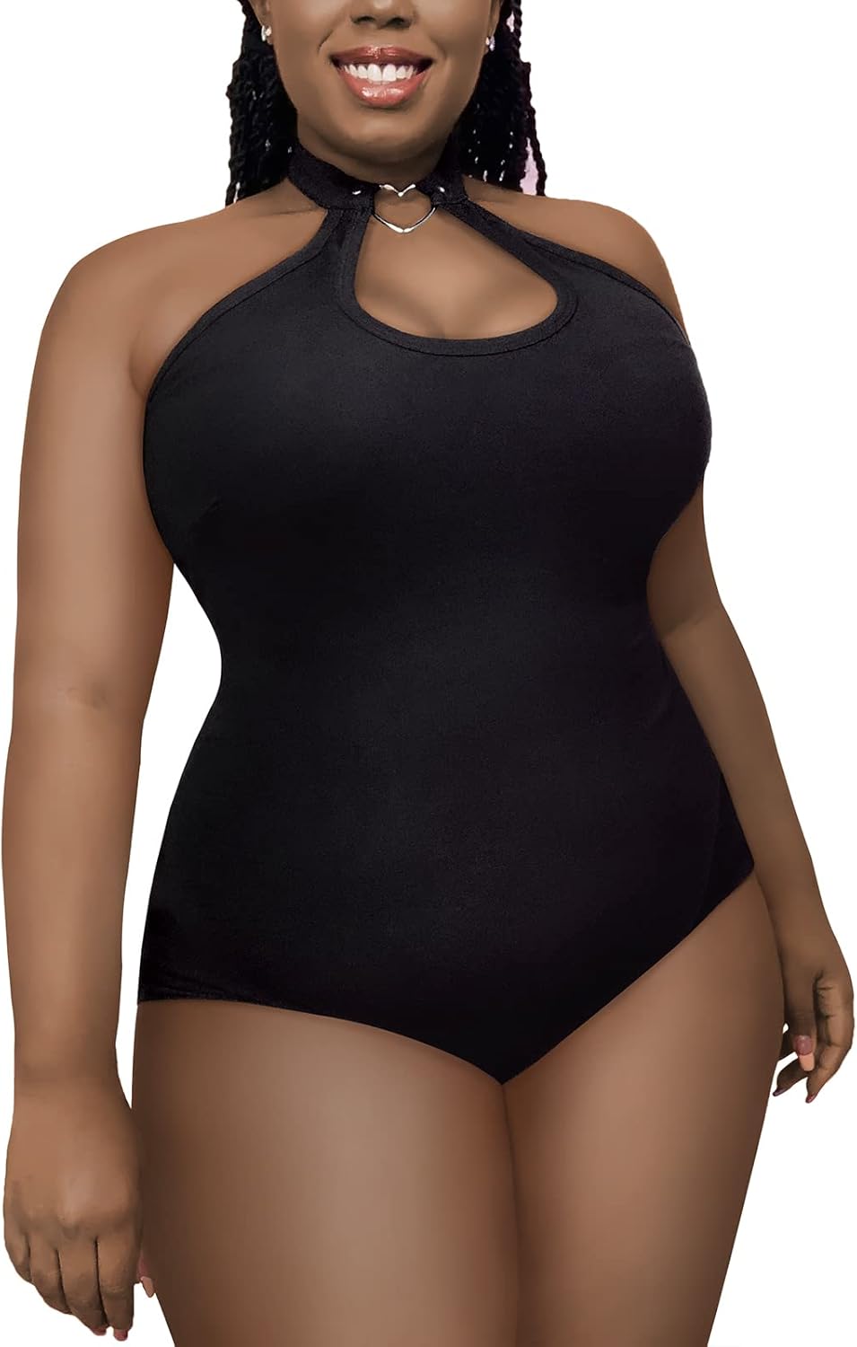 LittleForBig Baumwolle Strampler Herzensbrecher Halsband Onesie Bodysuit, XS