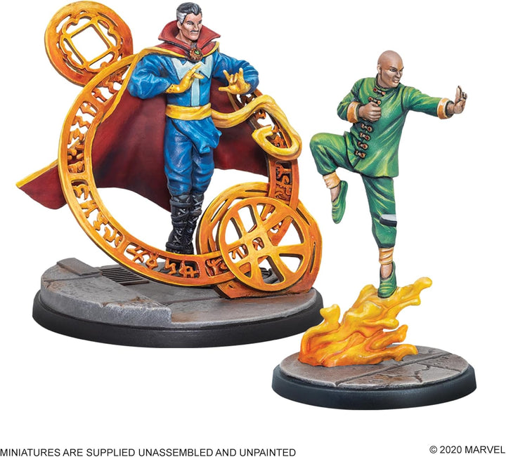 Atomic Mass Games , Marvel Crisis Protocol: Character Pack: Dr. Strange and Wong, Miniatures Game, A