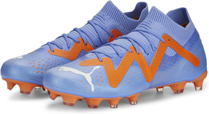 PUMA Damen Future Match Fg/Ag Wn'sFussballschuh 30 EU Blue Glimmer Puma White Ultra Orange, 30 EU Bl