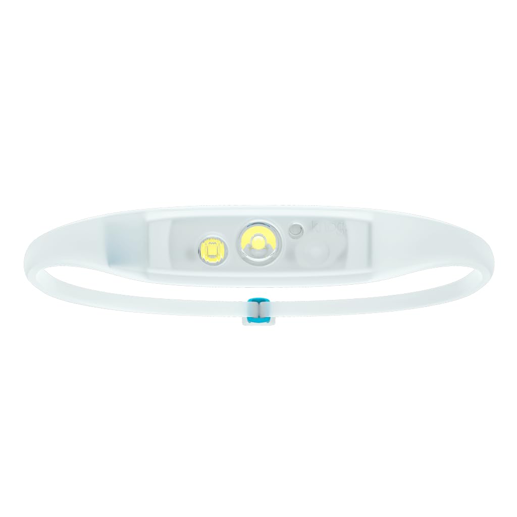 Knog Unisex – Erwachsene Quokka Run 150 Stirnlampe, Transparent,Blau, Einheitsgrösse, Transparent,bl