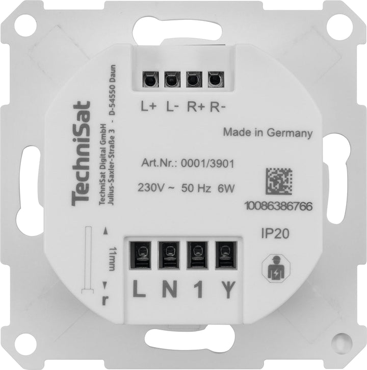 TechniSat DIGITRADIO UP 55 - DAB+ Unterputzradio für die flexible Montage (DAB, UKW, Bluetooth-Empfa