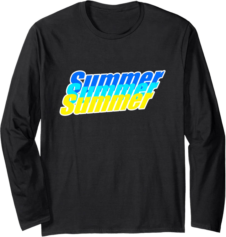 Damen Herren Sommer Oberteil Design Outfit Langarmshirt