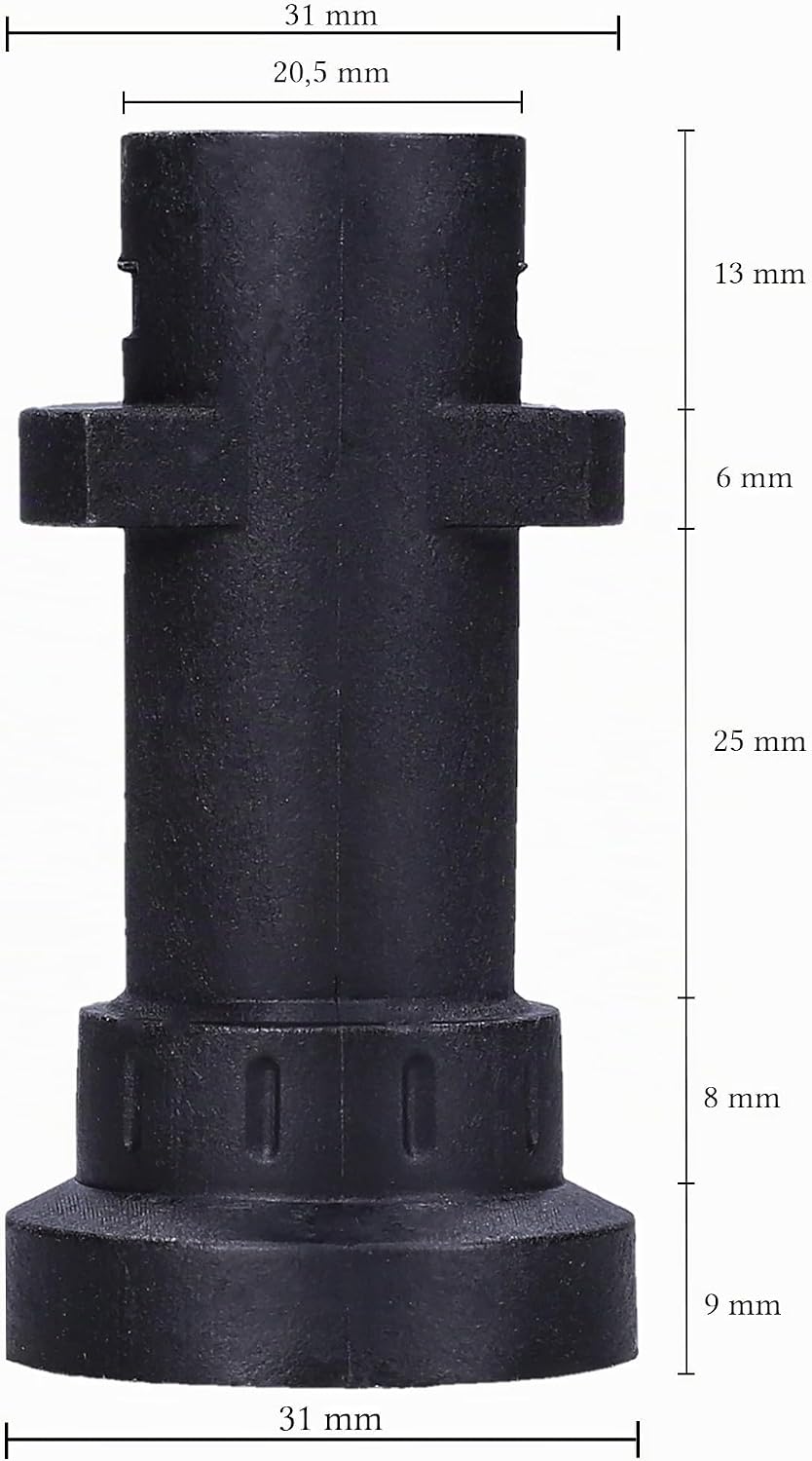 Sillar Mini Lanze Flachdüse für Karcher K2-K7 Hochdruckreiniger | Kompakte Lanze 10 cm | Max. Druck