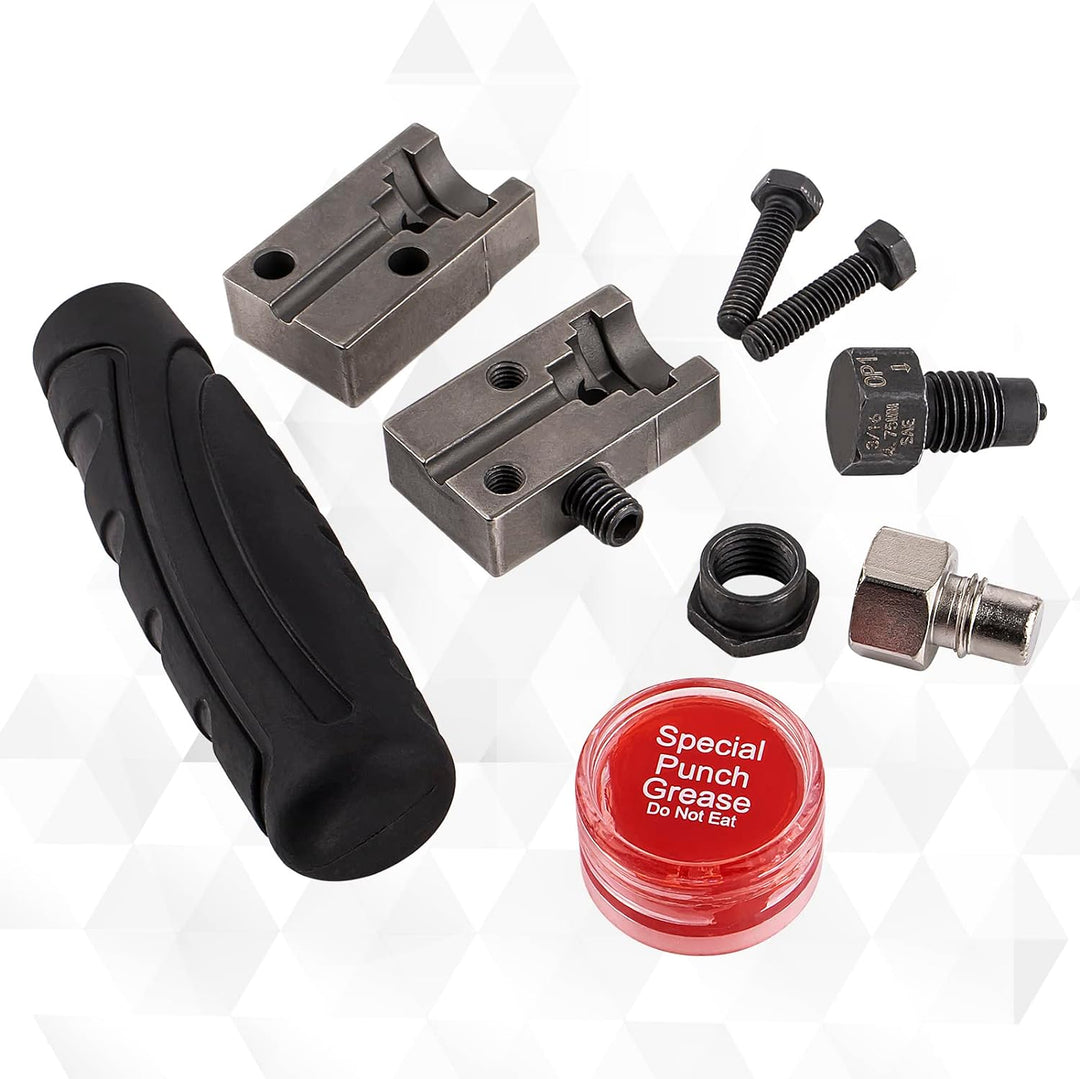 Amerbm Bördelgerät Bremsleitung | 4-TLG Universal Bremsleitungs Bördelgerät Satz | SEA 3/16" (4.75mm