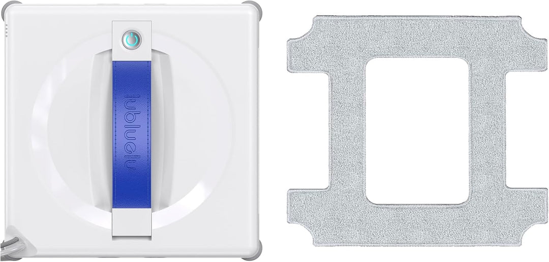 Lubluelu Mikrofaser Reinigungspads 22×22 cm 4er Set für Fensterputzroboter CH10 / W100 – NICHT kompa