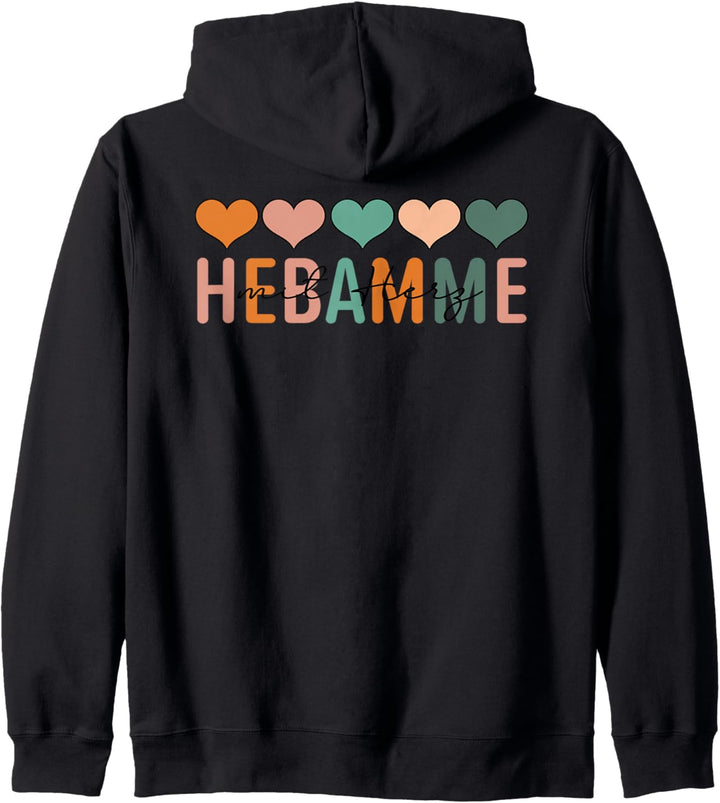 Hebamme Mit Herz, Arzthelferin Frauen Hebamme Kapuzenjacke