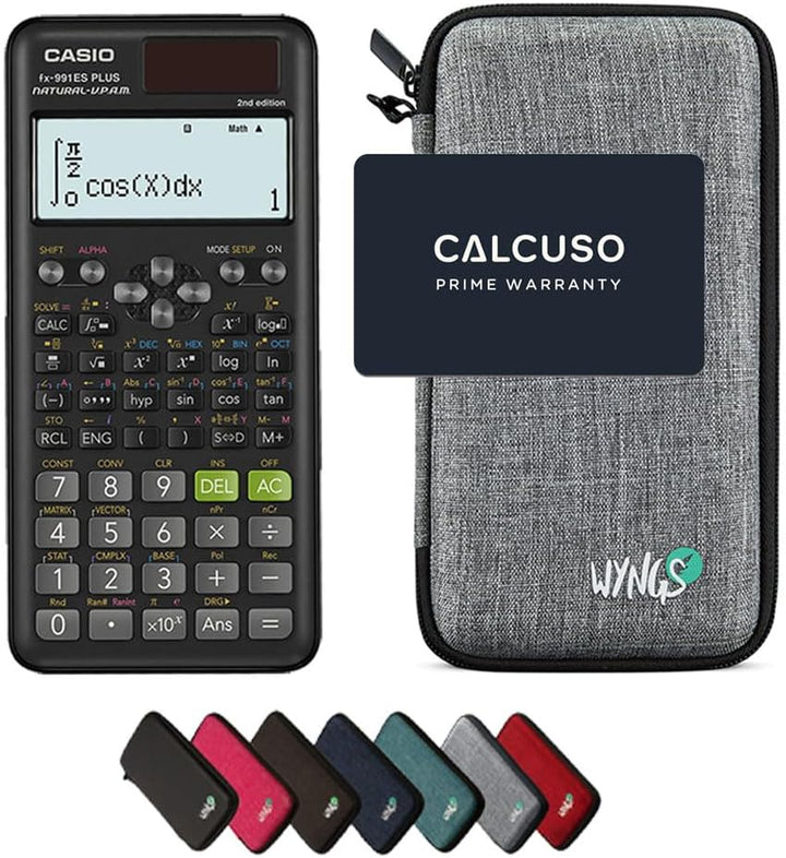 CALCUSO Sparpaket: Casio FX-991ES Plus 2nd Edition technisch-wissenschaftlicher Taschenrechner + WYN