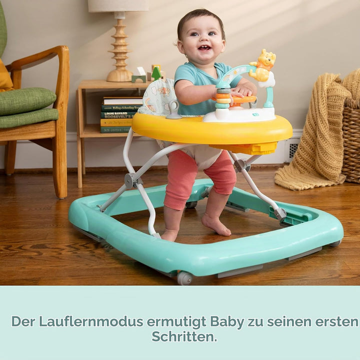 Bright Starts Disney Baby Winnie Puuh Once Upon a Walk Aktivitäten-Lauflernhilfe, 2 Spielmöglichkeit