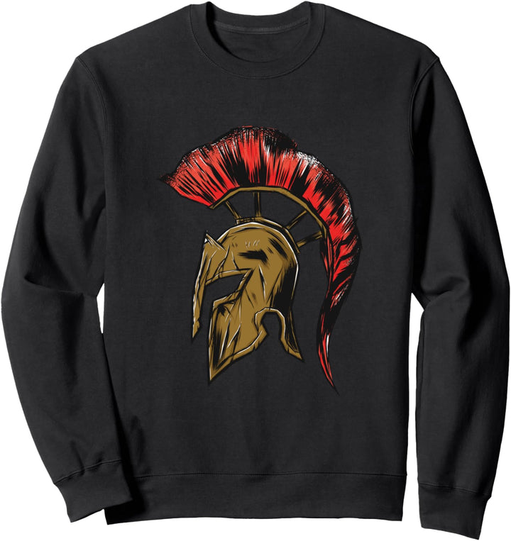 Sparta Fighter Aesthetic Rom. Spartaner Krieger Helm. Sparta Sweatshirt