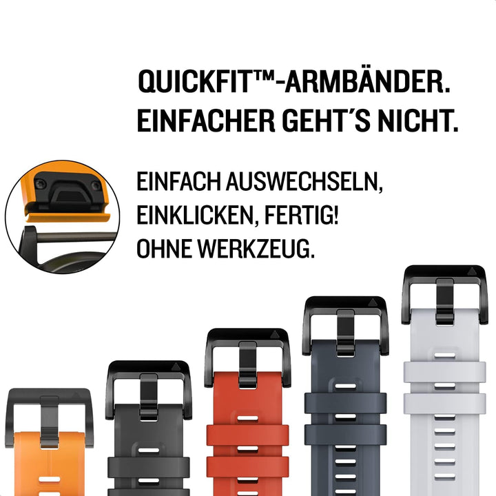 Garmin fenix 7 – GPS-Multisport-Smartwatch mit Farbdisplay und Touch-/Tastenbedienung, TOPO-Karten,