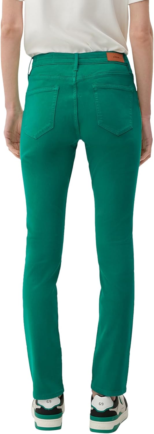 s.Oliver Damen Jeans, Betsy Slim Fit 32 Grün 76z8, 32 Grün 76z8
