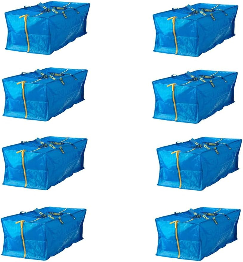 Ikea 901.491.48 Frakta Aufbewahrungstasche, Blau, 8 Stück 8 Pack, 8 Pack