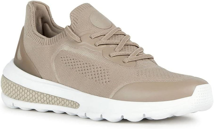 Geox Mädchen D Spherica Actif Sneaker 41 EU Sand, 41 EU Sand