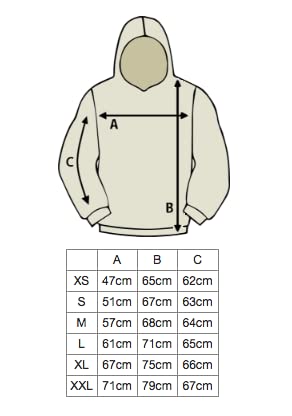 Mushroom Head Sweatshirt-Jacke schwarz (M), M