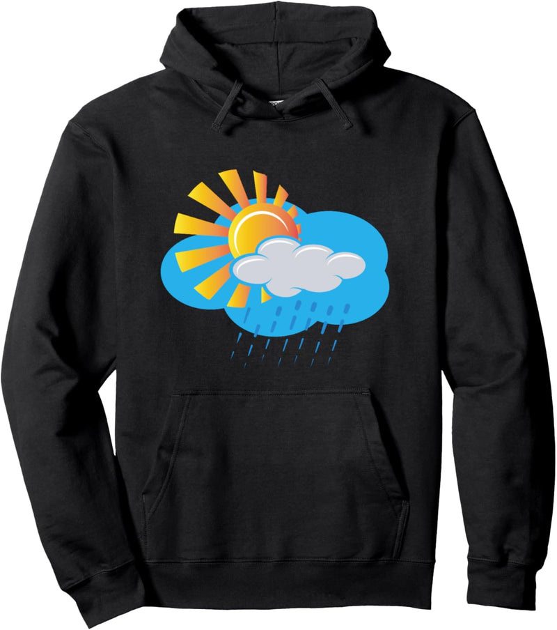 Sonne Regen Wolke Pullover Hoodie