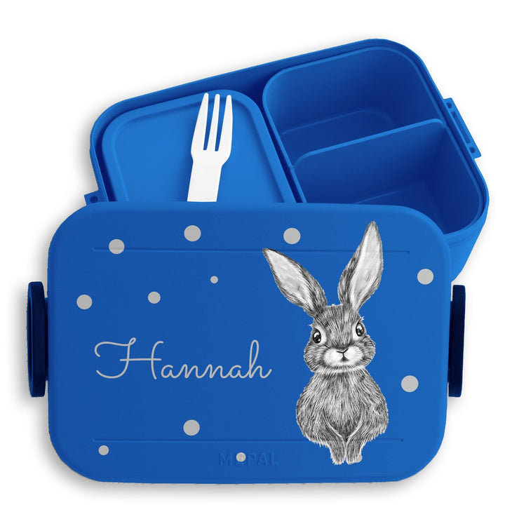 Kinder Bento Box Midi Lunchbox für Mepal Bentobox - Hasen - Süsser Hase I Hasi I Osterhase I Ostern
